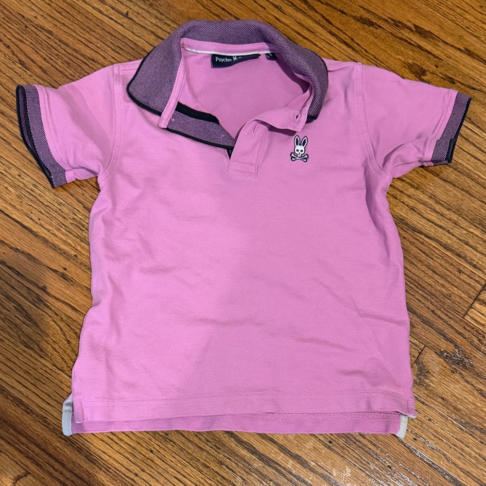 Psycho Bunny Kids Purple Polo Shirt